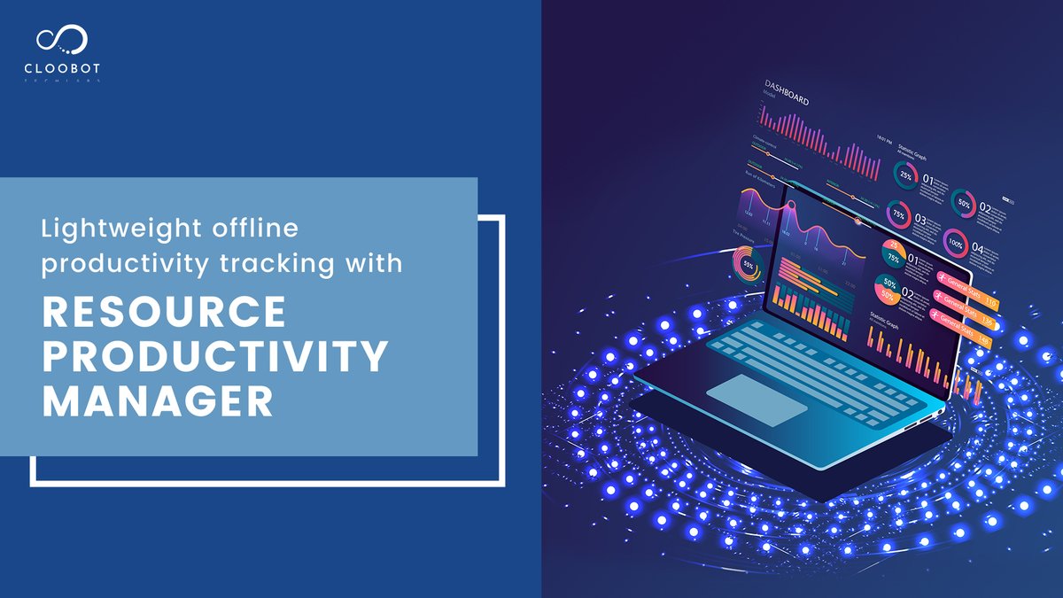 Specifically designed to run on PCs with varying hardware configurations and irregular internet connectivity, RPM does not take a break from tracking duties.

Lightweight offline productivity tracking with Resource Productivity Manager.

#ProductivityTracker #RPM #Cloobot