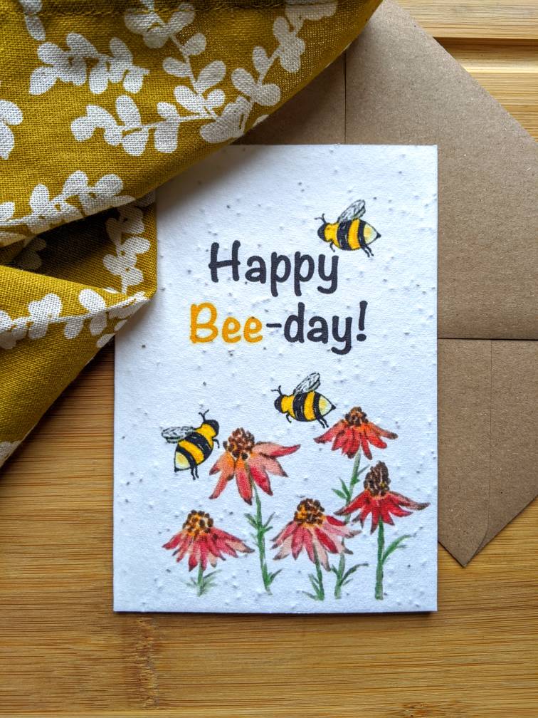 Would like to contribute to #WorldPhotographyDay #WorldPhotographyDay2020 with my bee, plantable birthday card 😊 
Shop link -  rb.gy/nkdasm