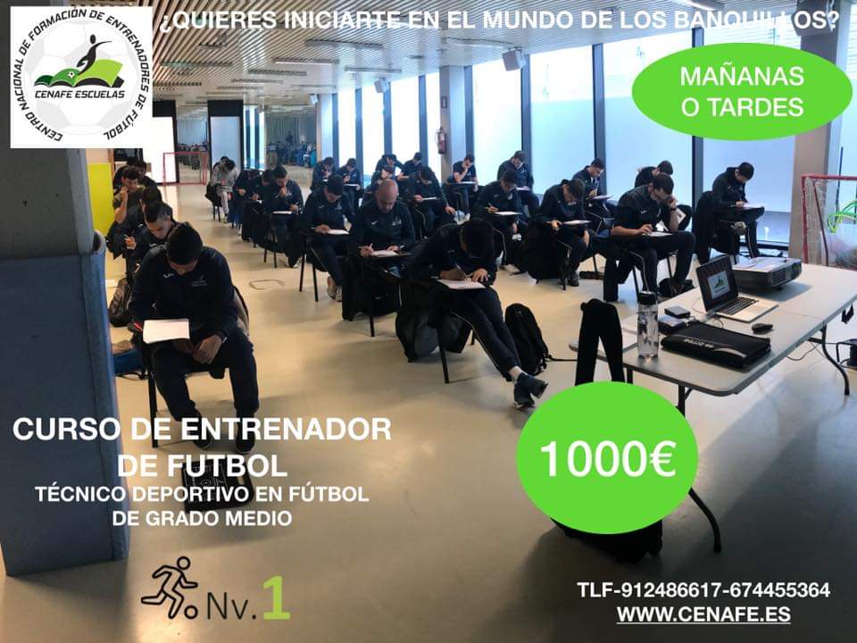 MiguelGalanCNFE's tweet photo. BECAS GRATIS! para realizar el curso de entrenador oficial de Fútbol Nivel 1, Nivel 2 y Nivel 3, tus estudios te pueden salir gratis, inscríbete en primer lugar en https://t.co/OUAQqtfhgB y luego en https://t.co/xMzQTPwA6X https://t.co/lUsIUzOZYt