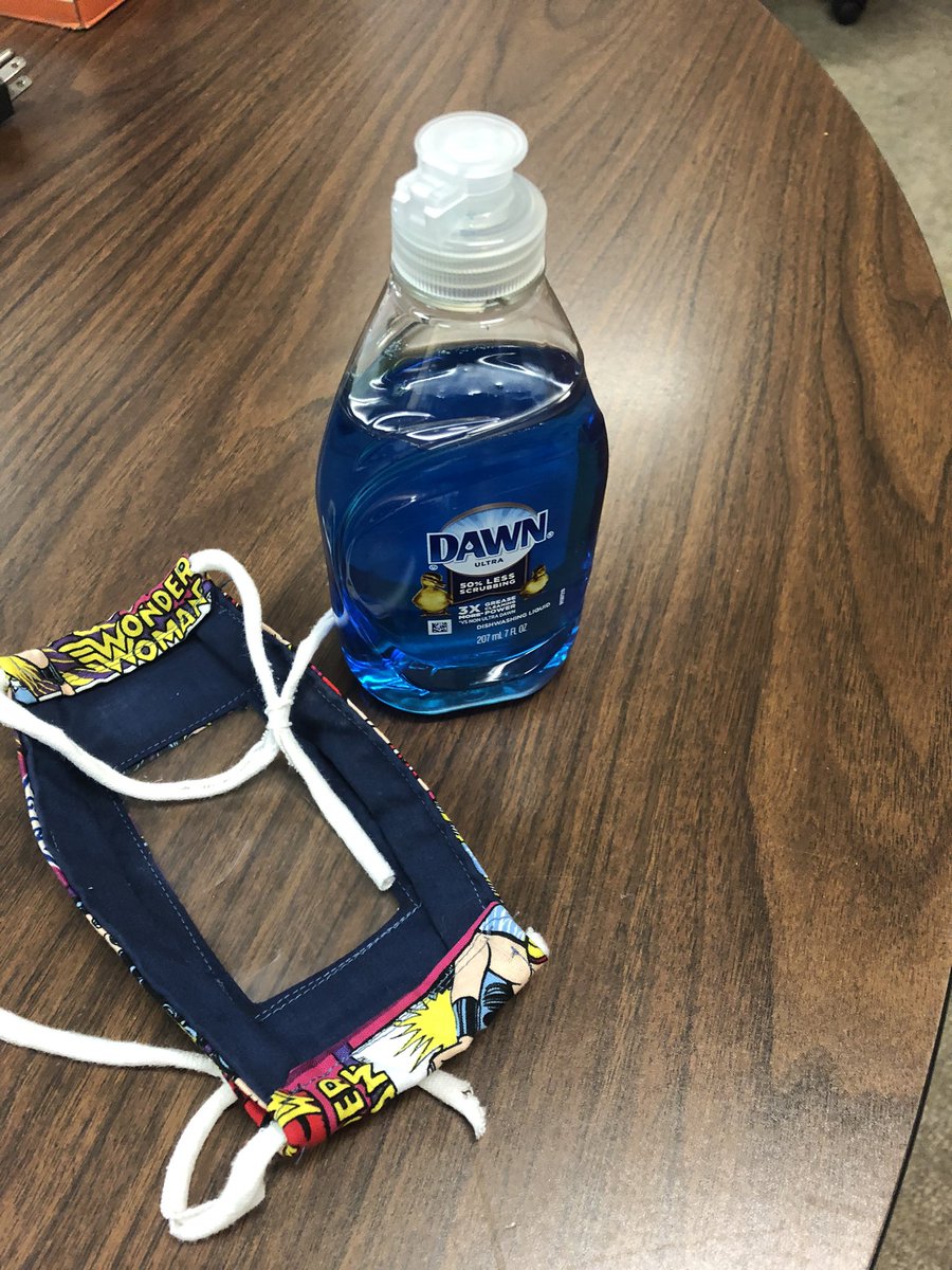 pgervia's tweet photo. Yes #dawn is an actual #schoolsupply - apparently a little dabbed in the #clearlensmasks help with defogging! #communication #seemesmile #SLPs #mrpsvt #MRPSstrong @Bonesteelvt https://t.co/kSfDdt3y7c