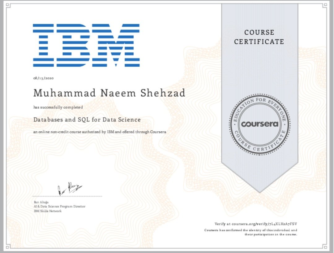 MNaeem_awan's tweet photo. Got certified from University of London and IBM on Databases, Data science and websites development❤️😌🤓
Alhamdulillah https://t.co/Zpy1dRHjVe