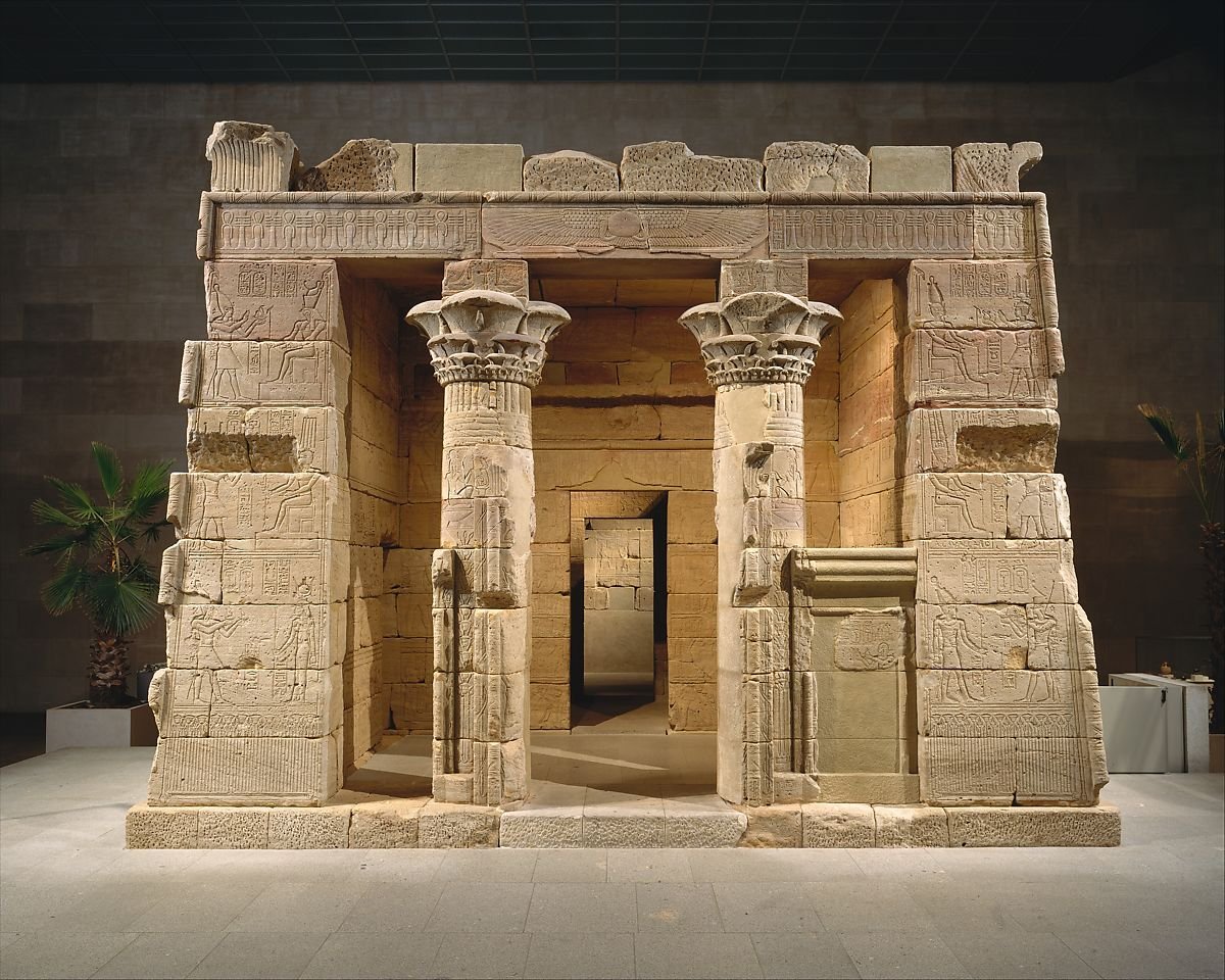 ...some of which also paid honour to the rulers of the neighbouring kingdoms, such as the The Temple of Dendur, which was completed ca. 10 BC.Image: Metropolitan Museum of Art, New York (68.154)