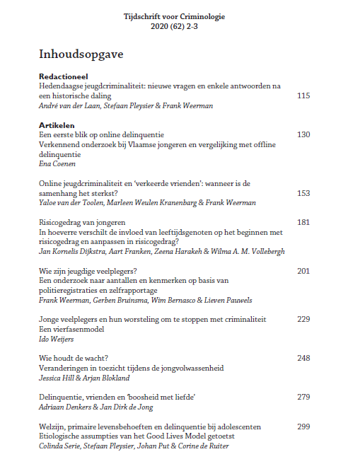 Nakijken van de proefdruk als laatste stap... Binnenkort verschijnt dit bijzonder boeiend, dubbel themanummer van het Tijdschrift voor Criminologie #TvC over hedendaagse jeugdcriminaliteit. Fijne redactionele samenwerking met <a href="/AndreMvdLaan/">André Van Der Laan</a> en Frank Weerman! 
<a href="/Boomcrim/">Boom Criminologie</a>