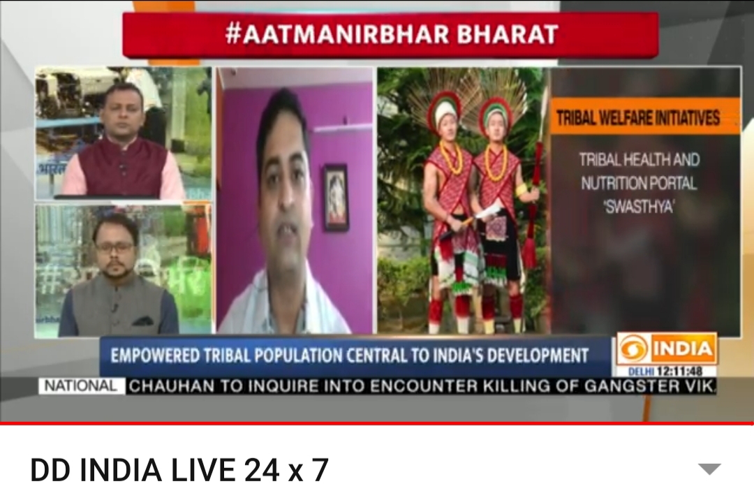 ADTPIRAMAL's tweet image. We can&apos;t keep calm as @PiramalS and @ashwinadeshmukh talk about Swasthya the tribal health and nutrition portal on @DDNewslive 

Check out the portal here swasthya.tribal.gov.in/home