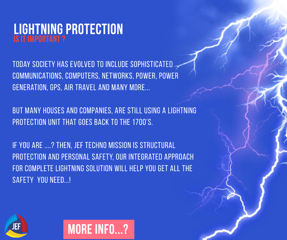 JeftechnoIndia's tweet image. LIGHTNING PROTECTION SYSTEM IS IT REQUIRED?

Contact us at marketing@jeftechno.com or visit us at jeftechno.com 

#Lightningprotection #Lightningprotectionsystem #healthsafety #buildingsafety
