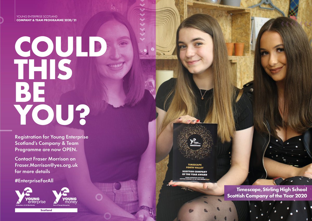 YE_Scotland's tweet image. We are Ready When You Are!

Registration is open for our #companyprogramme &amp;amp; #teamprogramme with @SCQFPartnership Qualifications at Level 6 &amp;amp; 3 respectively
#enterpriseforall
