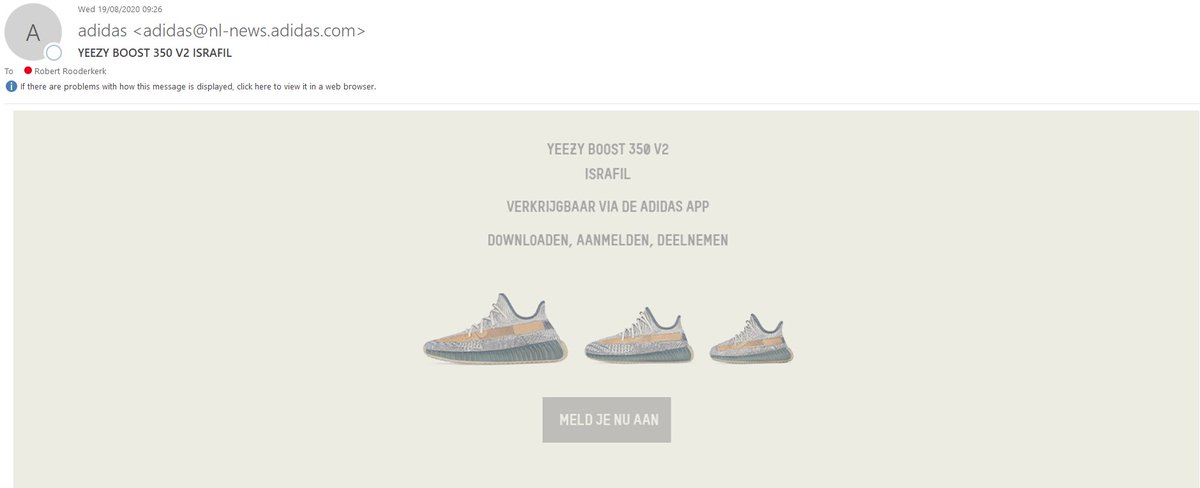 adidas yeezy email