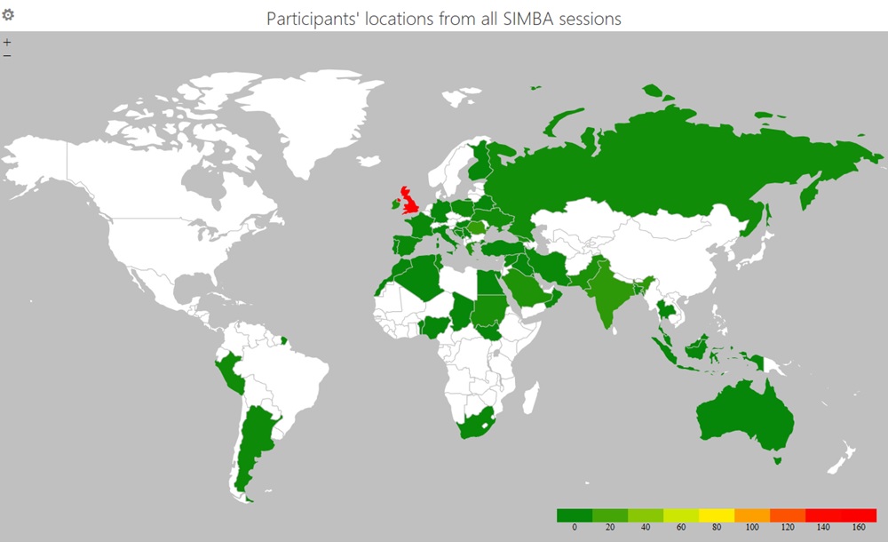 drpunith's tweet photo. We've had 300+ participants from 51 countries in #SIMBA in <3 months of its international launch.😯
We thank our chairs for #SIMBA meetings (John Ayuk, @m_alikaramat, @WiebkeArlt, @shripathmakant1, @rachelcooney7, Kristien Boelaert, @Karavitaki_Niki) for their support.🙏🙌 1/2 https://t.co/tTVeipy3Z7