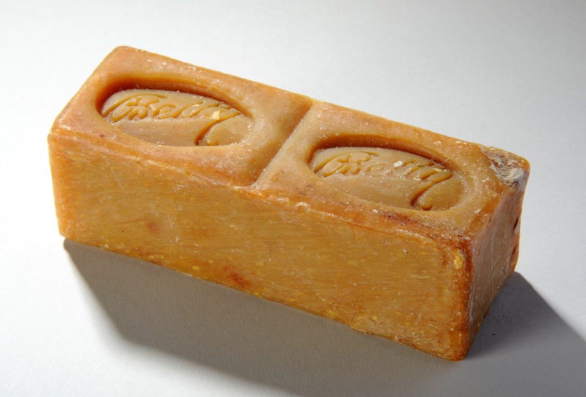 February – We’re washing our hands a lot while singing happy birthday(pit head bath soap and some less than appealing 1940s soap)