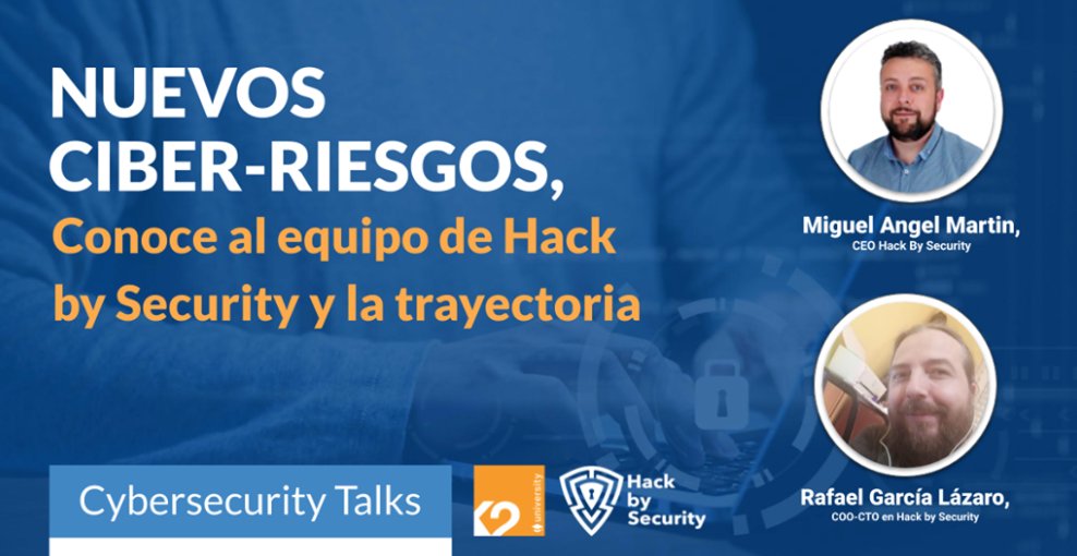 HackbySecurity's tweet photo. Todavía estás a tiempo de inscribirte en #CibersecurityTalks, organizado por @K2University.  Hablaremos sobre ciberseguridad, retos, sueldos, estadísticas... Inscripciones  👉 https://t.co/qIxW69Og7g

#Hacker #Hacking #k2University #Ciberseguridad #k2partnering https://t.co/9fw4RYIHmH