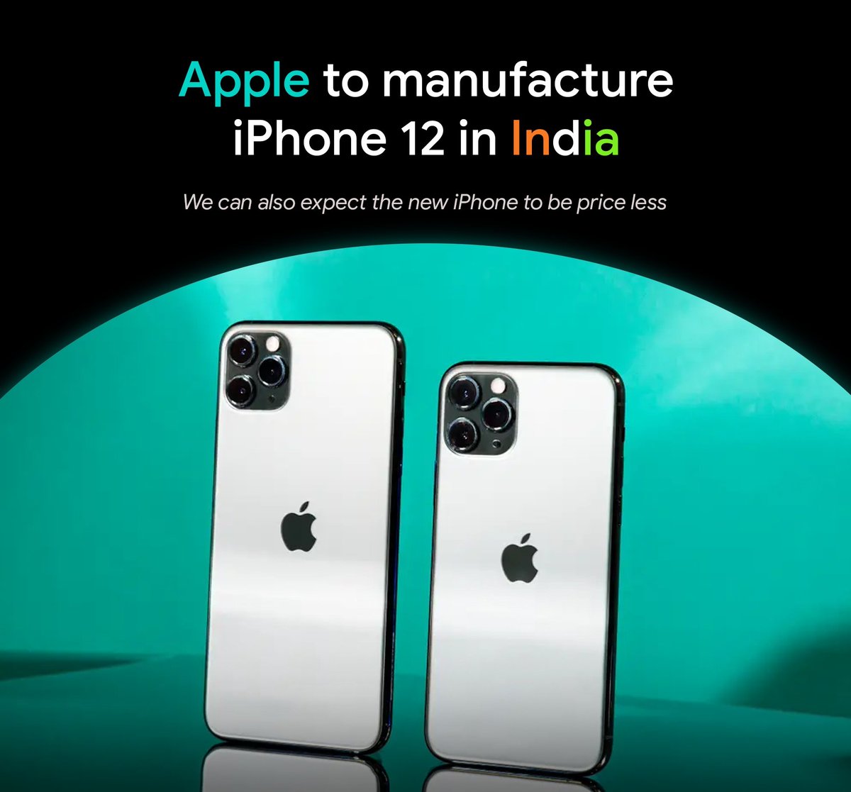 TechAlertNow's tweet image. Apple⁩ planning to manufacture iPhone 12 in a new facility at Narsapura, Bengaluru

#AppleiPhone11Pro #Apple #iPhone12series #iPhone12Pro #iPhone12ProMax #iPhoneSE2020 #iPhoneSE2020