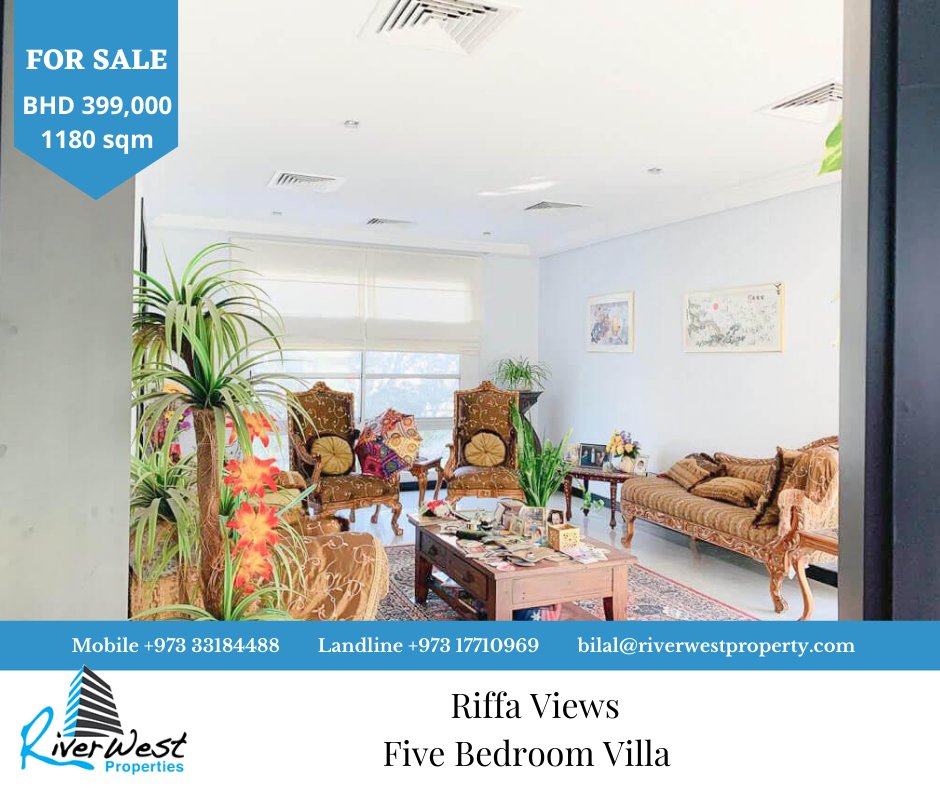 riverwestbh's tweet image. #RiverwestPropertiesBahrain
Huge garden villa at Riffa Views for Sale
#luxuryliving #luxuryhomes #sales #modernliving #highfashion #bahrainLife #luxurioushomes #seaview #riffaviews #GardenVilla #villaforsale #lookingforsale #villainriffa #SemiFurnished #amazingview