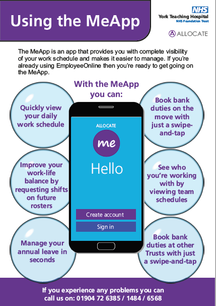 YSeRostering's tweet photo. Did you know Employee Online has an app? Made by @AllocateS. More details below on how to install! Appy Days!📱💙#HealthRoster #eRostering #MeApp https://t.co/ZEf5nAS9dV