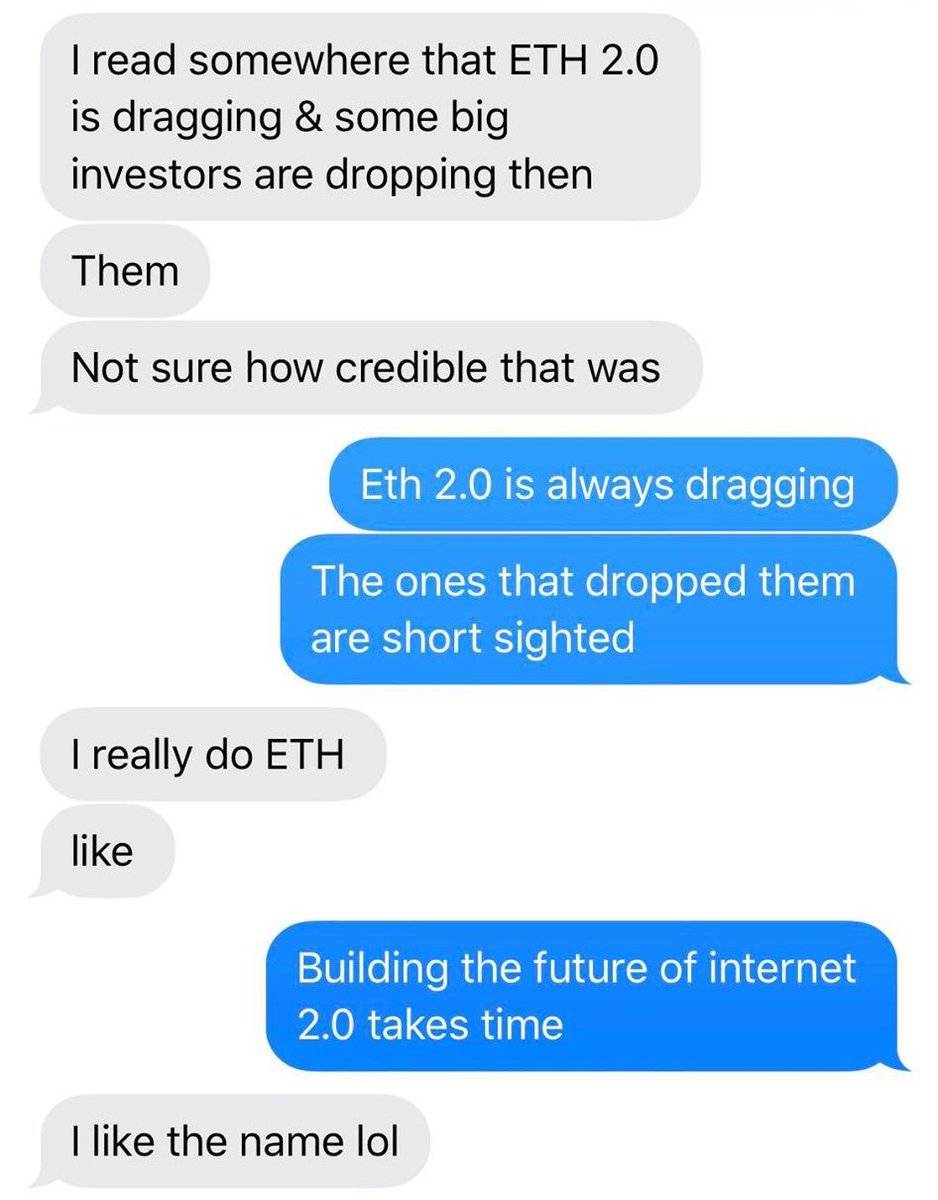 A three-part tragedy, sent from my friend.Context: Friend was convincing an experienced stock trader to buy ETH.[1of3] Early July 2020: ETH was consolidating between 200-250...