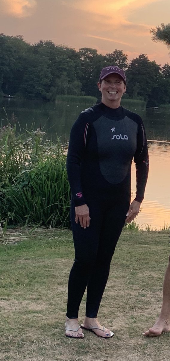 Lovely evening for #openswimming last night 💙🏊‍♀️