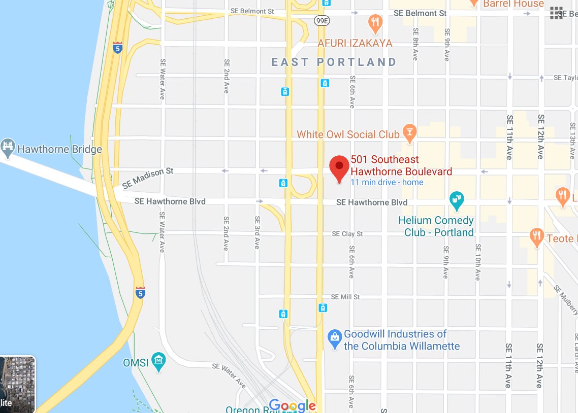 501 SE Hawthorne is close-in East Portland