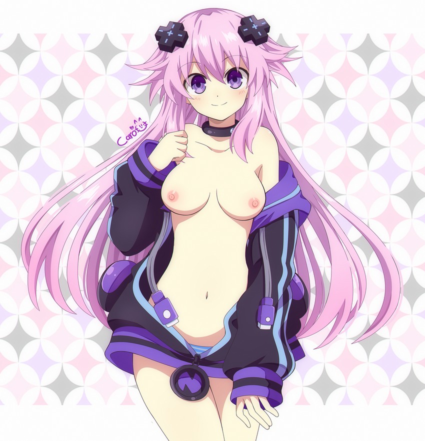 "I'll let you touch me if I can touch you too.~ Deal~?"

Neptune's just a /bit/ of a horny pervert right now... Indulge her if you wish!

#LewdRP