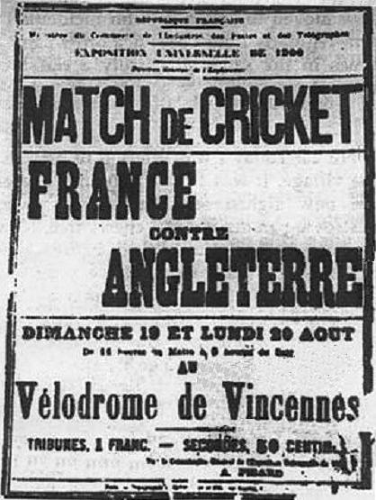  #OnThisDay in 1900,the first and the only  #Cricket match in  #Olympics took place over 2 days between Great Britain & France.Some oddities of that match-1. By mutual consent 12 members were playing on each side2. None of the teams were selected by the respective nation.