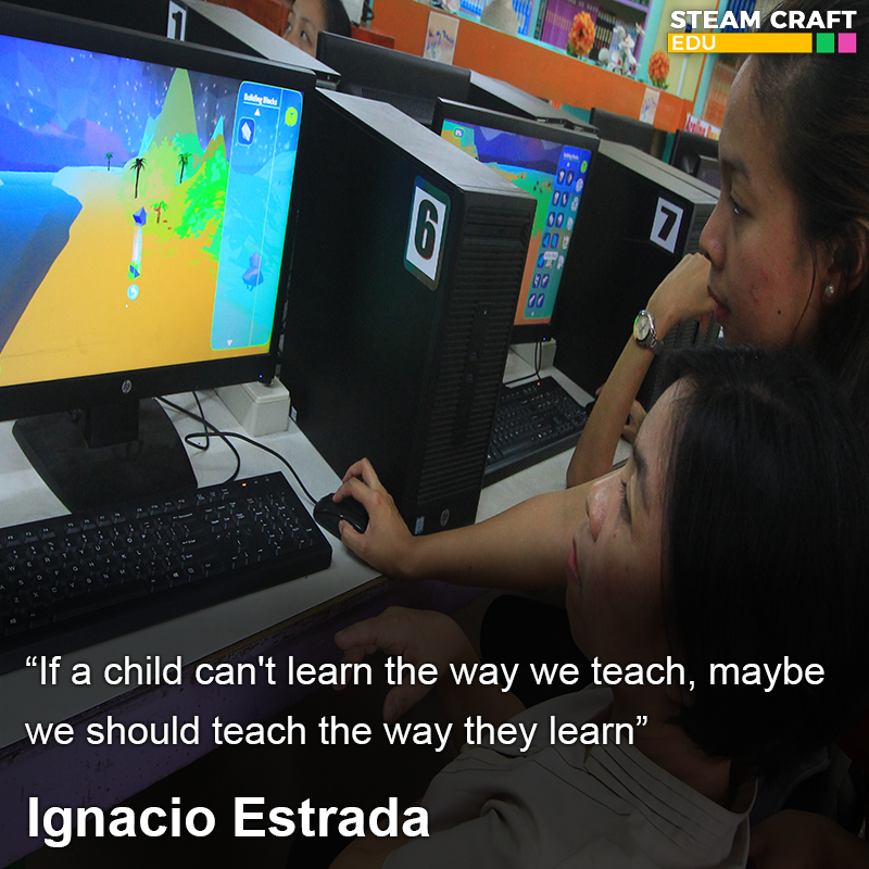 SteamcraftEdu's tweet photo. #GameBasedLearning takes advantage of what kids do best and that is to "play"! Teachers should try out this new pedagogy and make their student's retention for learning stronger. https://t.co/GL6dYHRvu7