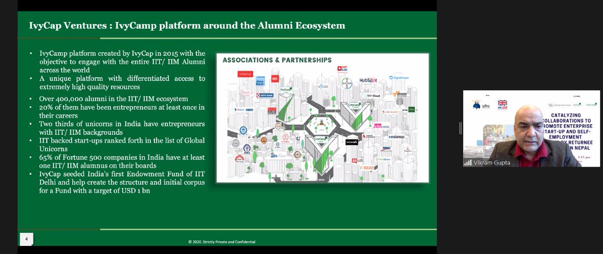 Our #webinar on "Promoting Enterprises &amp; Self Employment" had some interesting insights on how, stakeholders of the #skilling, #employment &amp; #entrepreneurship community can support &amp; strengthen enterprise start-up &amp; self-employment opportunities – for #migrant returnees in Nepal.