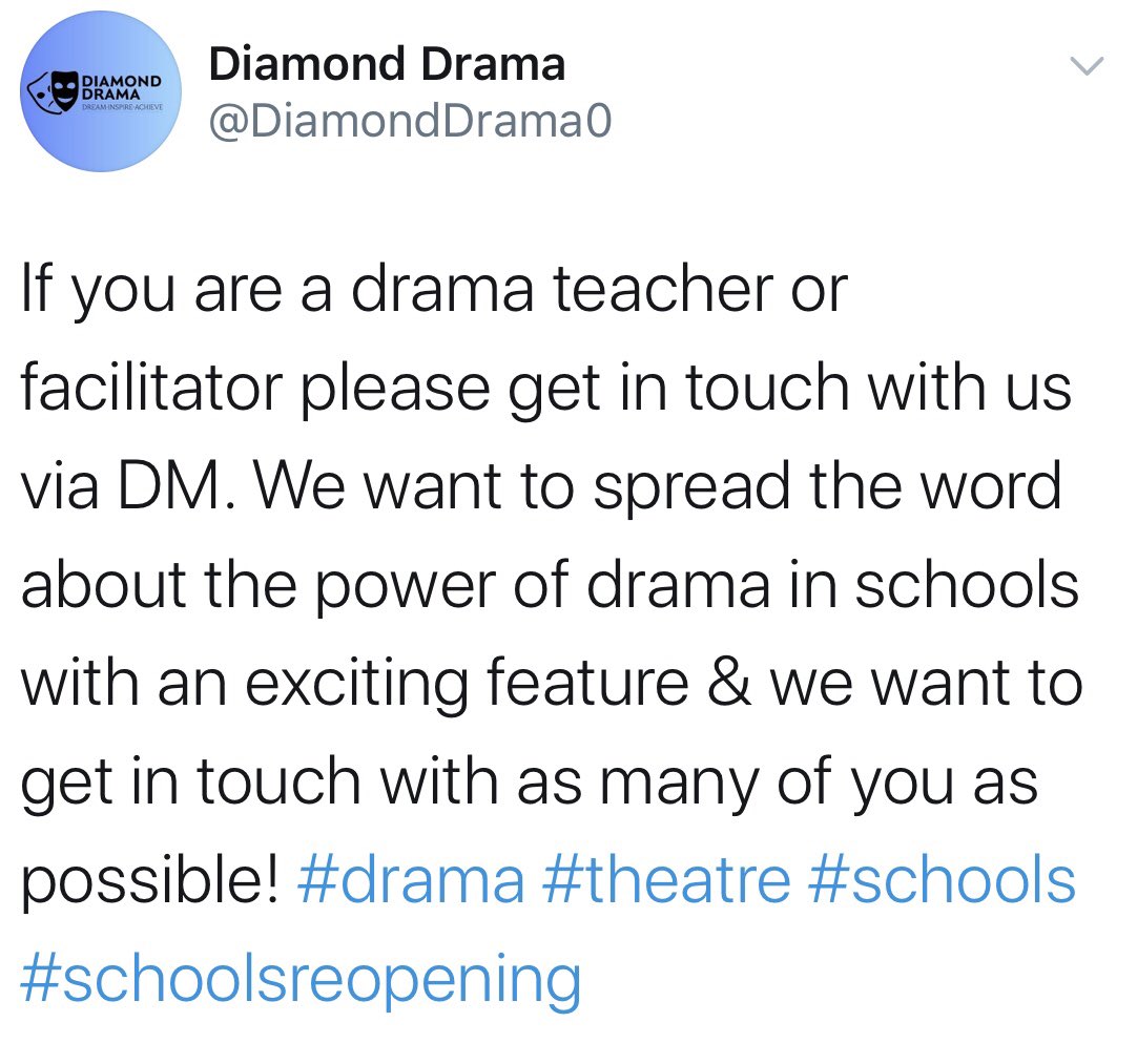 Thank you to everyone that has got in touch so far. We have received an overwhelming amount of messages &amp; it’s going to be great to hear from you all. Please do drop us a message if you are interested in sharing your opinion &amp; thoughts as a professional #drama #teacher #theatre