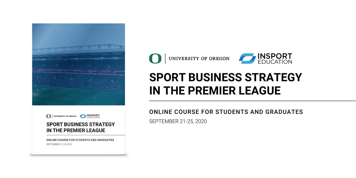 InSport_Edu's tweet photo. Our course 'Sports Business Strategy in English Premier League Football' now has a separate UK/EU timezone track, opening the program up to students from across the UK and Europe!

Get full info on our LinkedIn and enrol on the @uoregon website 👇

https://t.co/XpF4CeT1zE https://t.co/7puA1th4mm