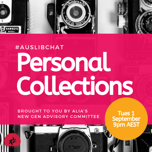 aliangac's tweet photo. The September #AusLibChat is coming up soon, and this time we're talking about Personal Collections.

Have a look at the questions here https://t.co/KRhgq7TsDk

According to some a collection is any more than two of the same, or similar objects. 

So, what do you collect? https://t.co/SQ5Mej0hdL