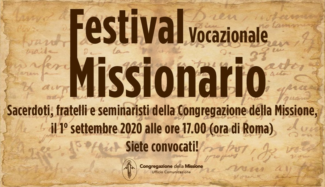 CMissionis's tweet photo. "La nostra vocazione è quella di andare, non in una parrocchia, non solo in una diocesi, ma su tutta la terra". SVP
Il più grande evento digitale della Congregazione della Missione!
#CulturaVocazionale #CarismaVincenziano #MeseVincenziano #MissionCM https://t.co/HBLykxnrU4