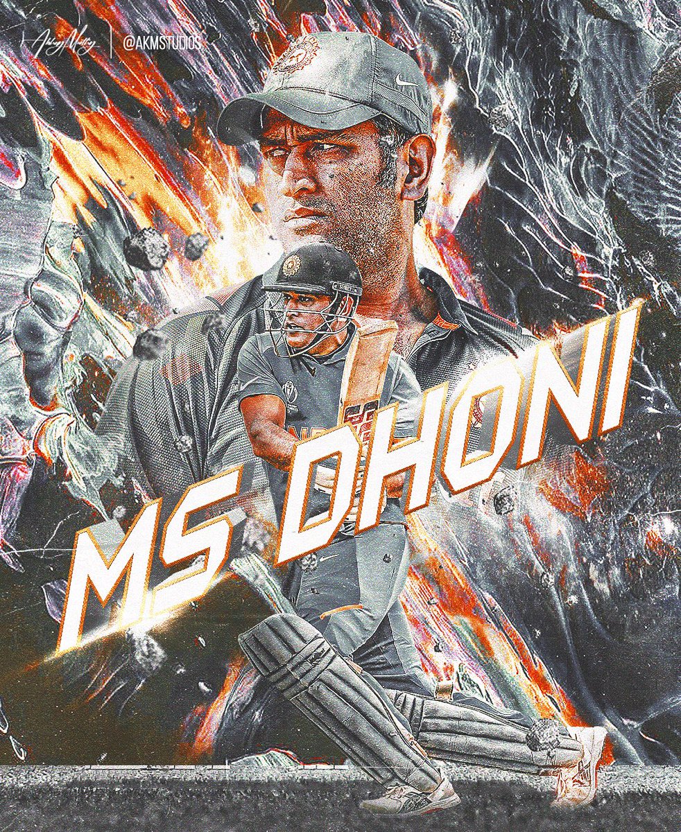 akmstudiosig's tweet photo. Created this design for my favorite cricketer and one of my inspirations,  @msdhoni -- @ICC @BCCI @IndianCricNews @msdfansofficial @DHONIism  @imDhoni_fc 

Thank you for everything you have done for the world of cricket and Team India 🙌🏾❤️

#india #Cricket  #MSDhoni #sports
#art https://t.co/sbcQ6SGCT2