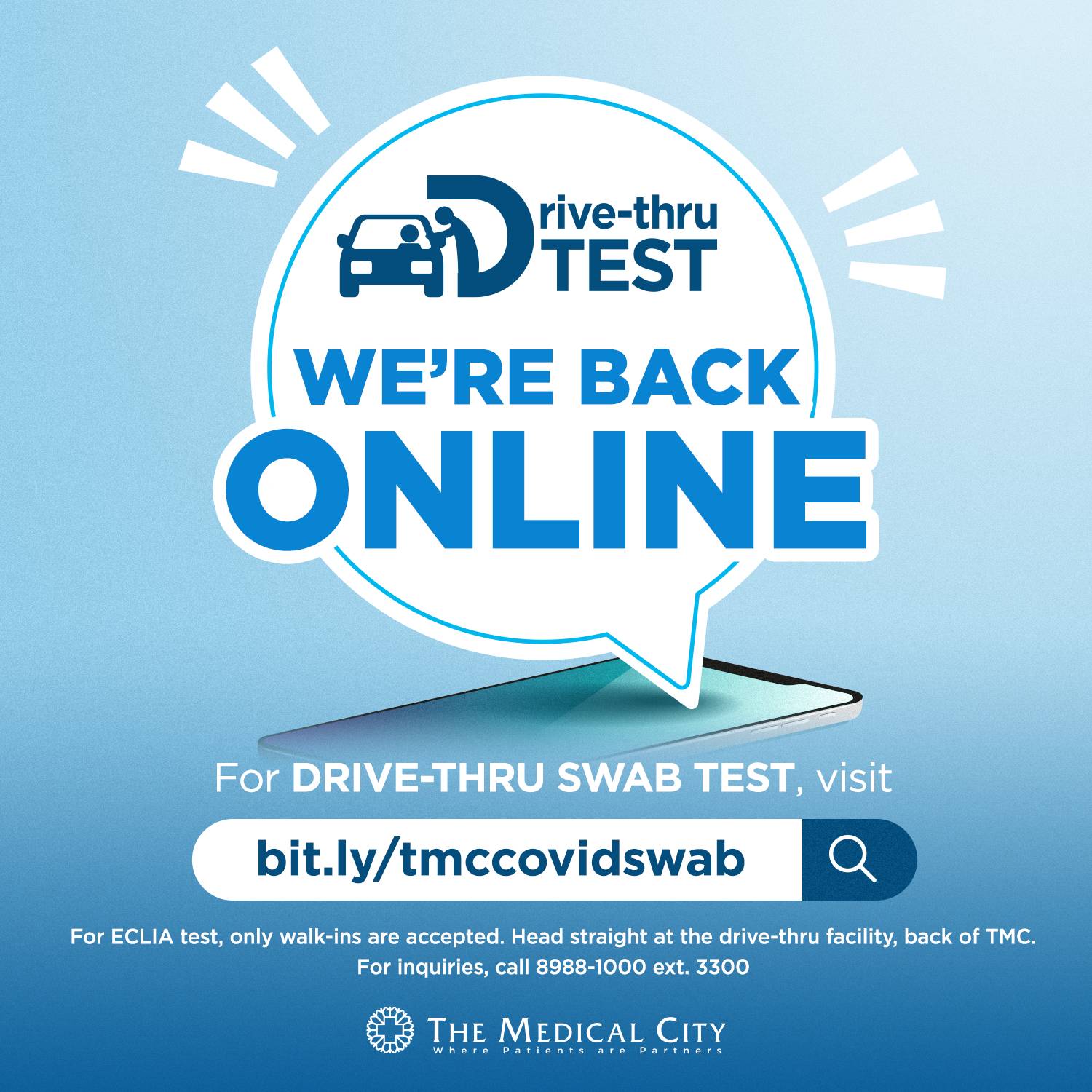 The Medical City on Twitter "Getting your swab test appointment is