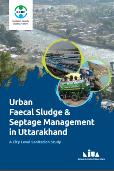 NIUA_India's tweet photo. NIUA conducted a study across 9 cities of #Uttarakhand to identify potential for implementing appropriate Faecal Sludge Management Solutions #FSSM &amp; a state wide Capacity Building strategy

See findings here: https://t.co/rCfC2Noi1e

#FSSM #Sanitation #SCBP #UttarakhanJalSansthan https://t.co/iZmxnDxALV