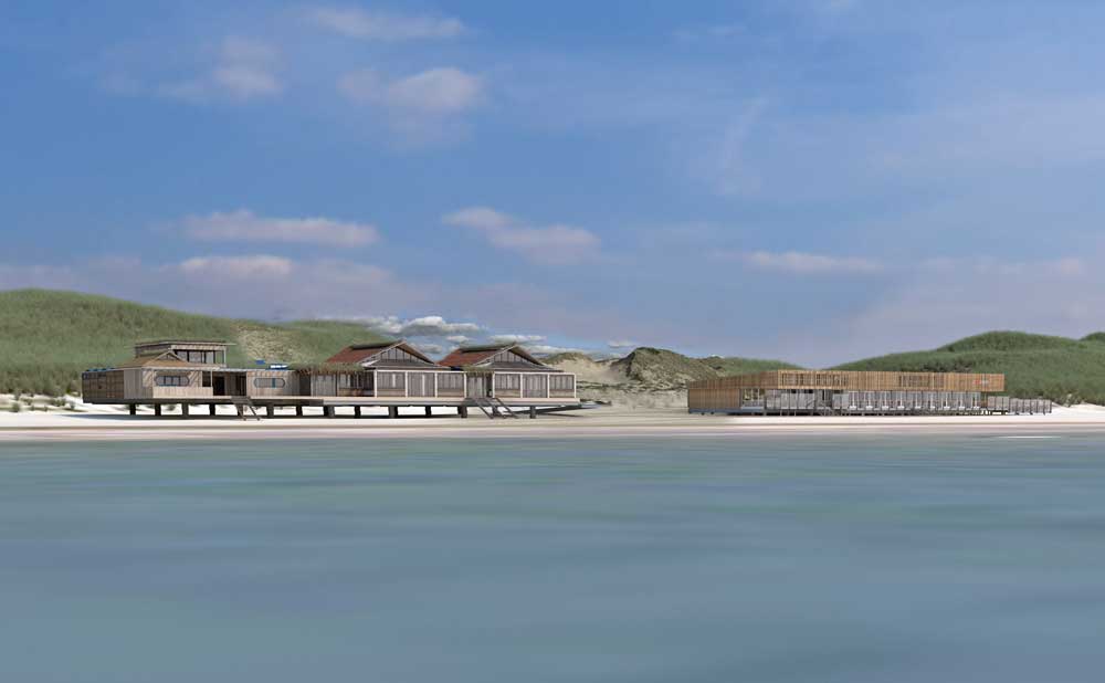 Deining en Watersportcentrum Sports at Sea worden buren! Wij gaan een innovatief nieuw strandpaviljoen bouwen in Castricum aan Zee dat omhoog en omlaag kan bewegen, met een dak dat zowel dicht als open kan. Lees alles over de plannen in ons persbericht: flipbookpdf.net/web/site/e522e…