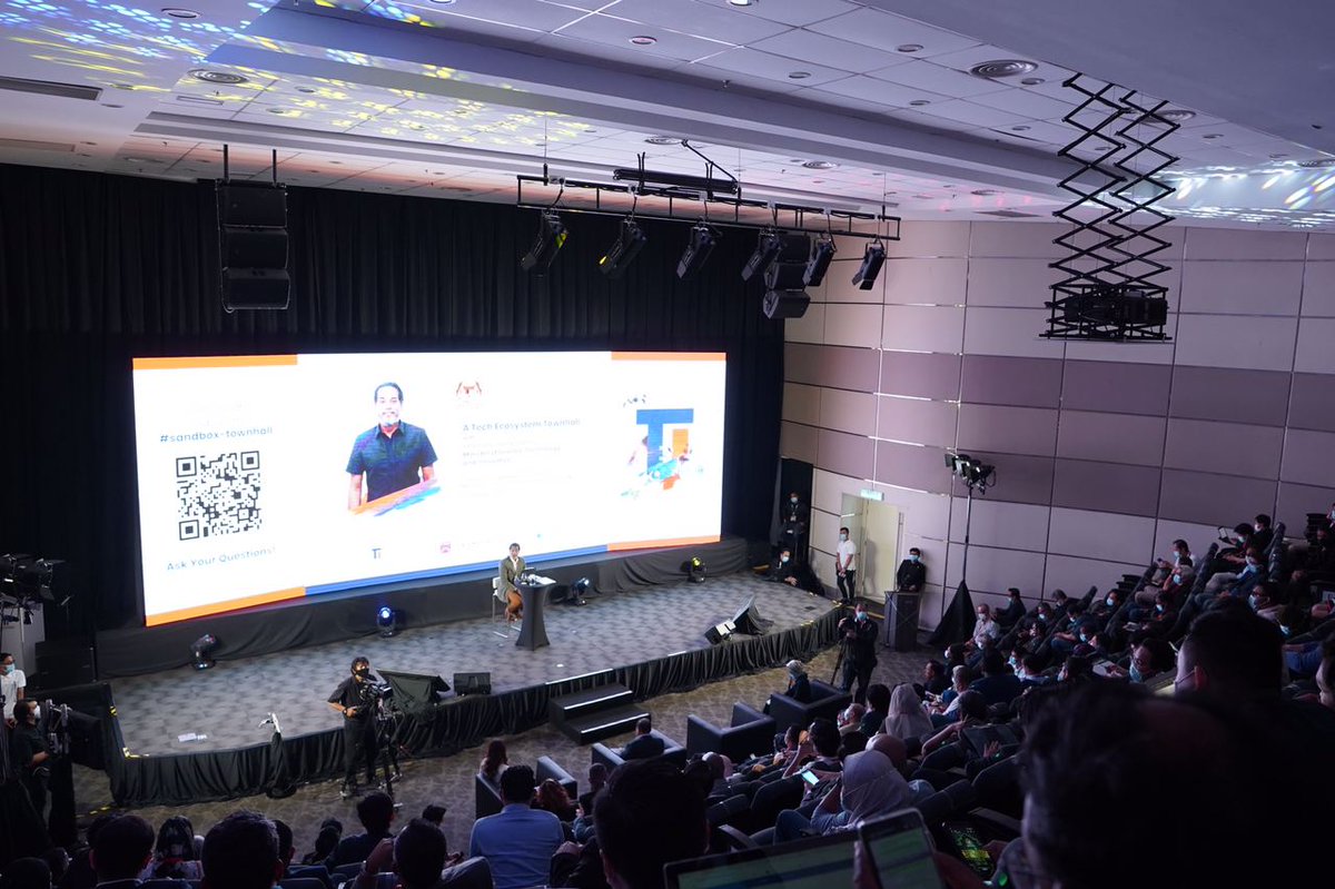 SandboxMalaysia's tweet photo. ‘Your Vision, Our Future’ A Tech Ecosystem Townhall with YB @Khairykj , Minister of Science, Technology and Innovation (MOSTI). 

“The tech ecosystem is playing an active role and critical to the economic recovery post COVID-19.” https://t.co/J3D3pIFbEf