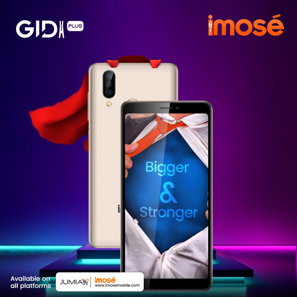 imosemobile's tweet photo. Made to serve you better!
Would you recommend the GiDi Plus as a gift for your loved one?
#GiDiStyle https://t.co/HjdFoJo4yp