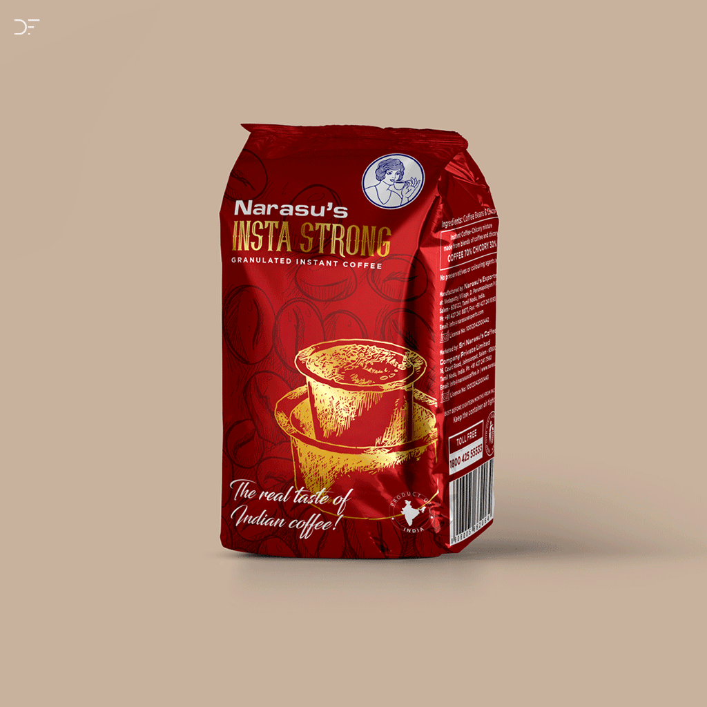 InDesignFoundry's tweet photo. Established in 1926, Narasu's, the legendary coffee brand, is synonymous with the #coffee culture of #TamilNadu. The brand being a household name required packaging that is classic, minimal and true to its ethos.

#DFWorks #Branding #PackagingIdeas #PackagingArt #Packaging https://t.co/NUMVPYZv3D