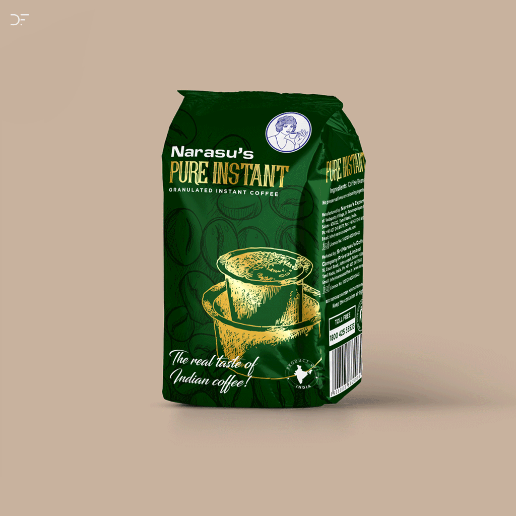 InDesignFoundry's tweet photo. Established in 1926, Narasu's, the legendary coffee brand, is synonymous with the #coffee culture of #TamilNadu. The brand being a household name required packaging that is classic, minimal and true to its ethos.

#DFWorks #Branding #PackagingIdeas #PackagingArt #Packaging https://t.co/NUMVPYZv3D
