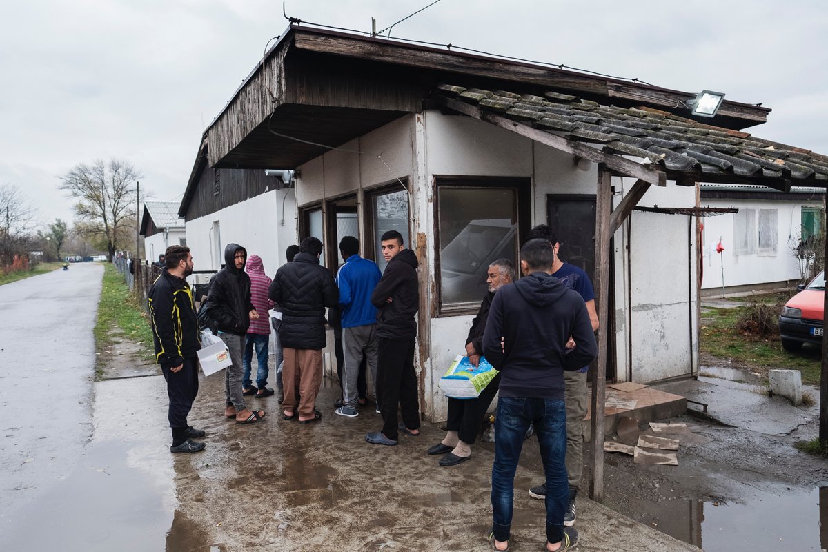 32-This camp is close to the Serbian capital Belgrade there were people from Iran, Iraq, Syria, Turkmenistan, Kuwait, Jordan, Afghanistan, Pakistan and Lebanon.