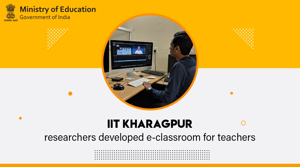 DrRPNishank's tweet photo. .@IITKgp has achieved another brilliant feat by developing low-bandwidth software, Deekshak, for teachers to conduct e-classes. #Deekshak will cater to the problems of Indian academia in the wake of #Covid19.   
Kudos team! 👏 #AatmaNirbharBharat  
More: https://t.co/JcSTFp9m5f https://t.co/aiN299dL4k