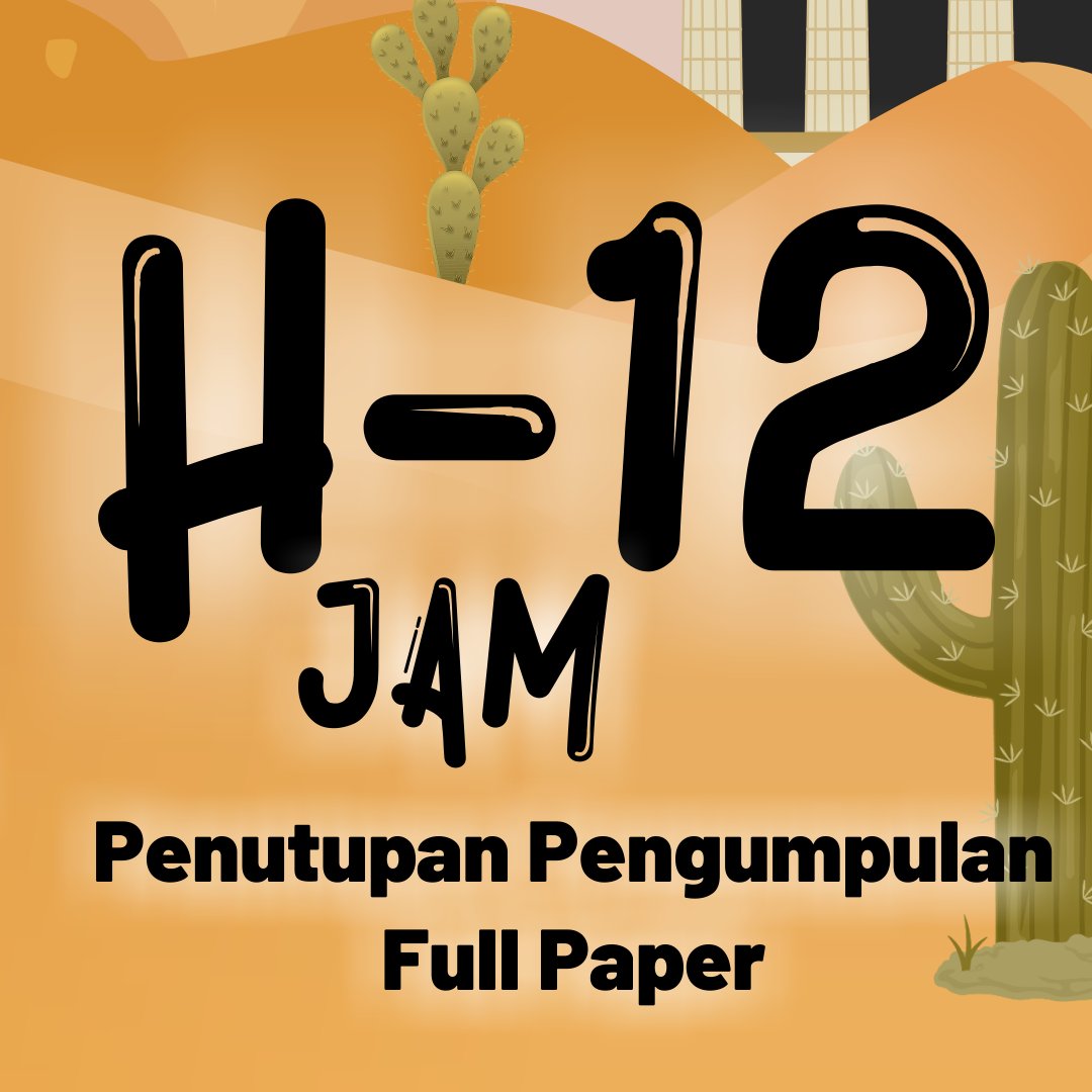 [H-12 PENUTUPAN FULL PAPER]

Hai sobat pimpi!
Jangan lupa pengiriman paper akan ditutup 19 AGUSTUS 2020 JAM 23.59

Find Us
Fb:PIMPI IPB 2020
Twitter:@pimpi_ipb
Instagram:@pimpiipb
Line:line.me/ti/p/%40vjl640…

#PIMPI2020
#forcesipb
#Pertanian4.0
#FORCESIPB
#Dandelion 
#zerohunger
