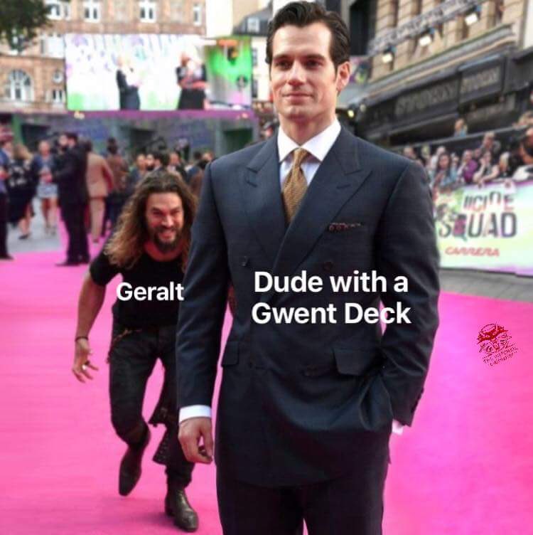 SuperLee_101's tweet photo. Don’t hate the player, hate the game 😎 #witcherwildhunt #thewitcher #thewitcher3 #geralt #geraltofrivia #meme #xbox #witcher3 #gamer #thewitcher3wildhunt #witchermemes #witcherfan #netflixoriginal #videogames #deathmarch #gwent #netflixoriginal #videogame https://t.co/QTBW0eXwGA
