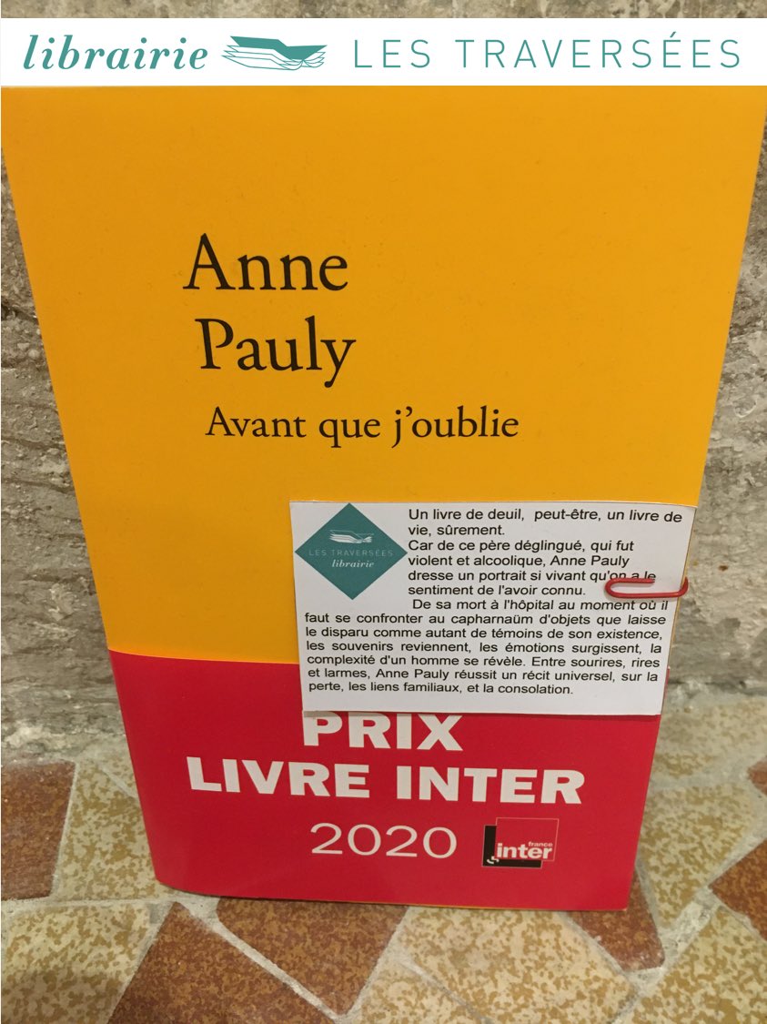 LesLibrairie's tweet photo. Un livre de deuil, peut-être, un livre de vie, sûrement ! 
@EditionsVerdier #annepauly #prixlivreinter #litterature https://t.co/gd13gzFmf4