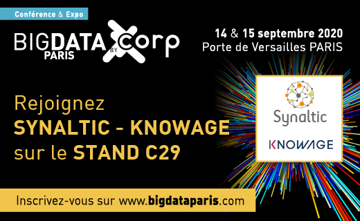 Synaltic's tweet photo. La #SynalTeam sera présente avec @knowage_suite pour la 9ème édition de @bigdataparis , le 14 et 15 Septembre 2020, Paris Convention Centre, Porte de Versailles.

Retrouvez-nous sur le stand C29 pour découvrir la #BusinessIntelligence en #opensource !

➡️ https://t.co/ctzWSoymbk https://t.co/gryGyywWrm