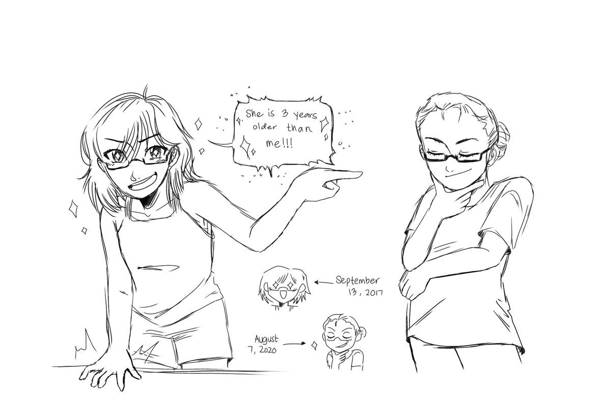 Romanos47's tweet photo. I'm really gonna think that I'm gonna be a webtoon artist in the future. 😏

HAHAHA, Just kidding~

#Redraw #Remake #beforenafter #Drawing #Art #IbisPaintX #TraditionalArt #DigitalArt #digitaldrawing #digitalillustration #Youngerself #Olderself #nocolor https://t.co/3bHqtT3u27