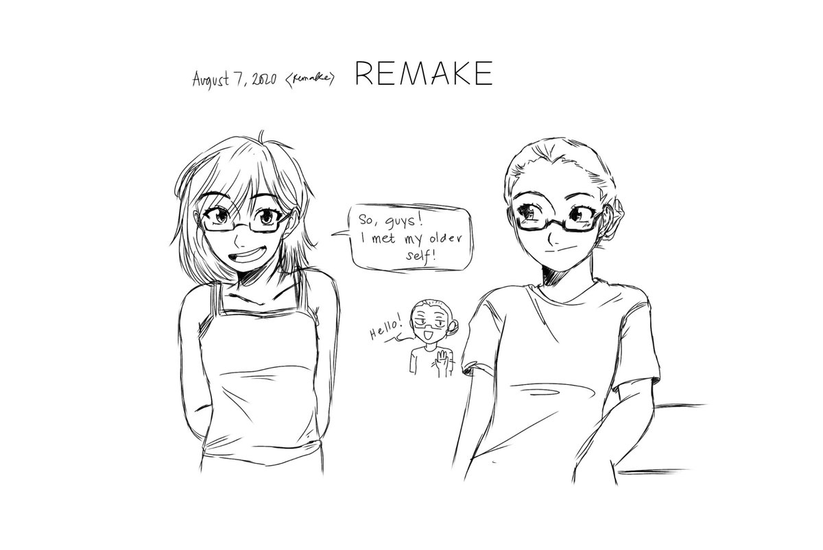 Romanos47's tweet photo. I'm really gonna think that I'm gonna be a webtoon artist in the future. 😏

HAHAHA, Just kidding~

#Redraw #Remake #beforenafter #Drawing #Art #IbisPaintX #TraditionalArt #DigitalArt #digitaldrawing #digitalillustration #Youngerself #Olderself #nocolor https://t.co/3bHqtT3u27