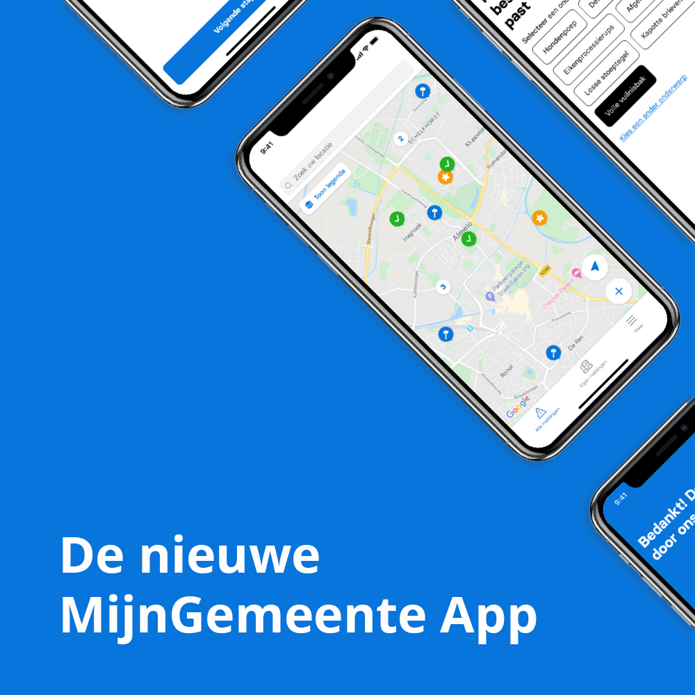 BeheerVisie's tweet photo. De MijnGemeente App wordt vernieuwd! 
 
We zijn de afgelopen tijd al druk bezig geweest met de nieuwe MijnGemeente App. In samenwerking met een betrokken panel van burgers en gemeenten zijn we tot een prachtig en modern ontwerp gekomen. https://t.co/B8xN4NL0Ya