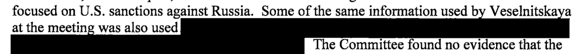 This redaction MIGHT be about influencing Congress, which raises questions about why it's redacted.