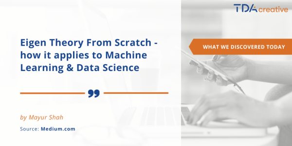 tdarecruitment's tweet photo. Once you read this article you will be able to understand what exactly the #Eigen theory is and how it can be used to solve problems in #MachineLearning & #DataScience
https://t.co/Xk04LQ9M8k
#TDAnews #TDAcreative https://t.co/Fi4jTvOHA9
