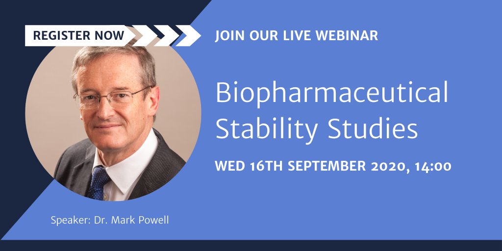 Q1Scientific's tweet photo. Would you like to learn about designing a #stabilitystudy for biologics? Join our free webinar to hear about the specific challenges of these product types as well as typical degradation mechanisms: https://t.co/b7QcrnVzNj
#StabilityStorage #ICH https://t.co/t6Z7QqREPC