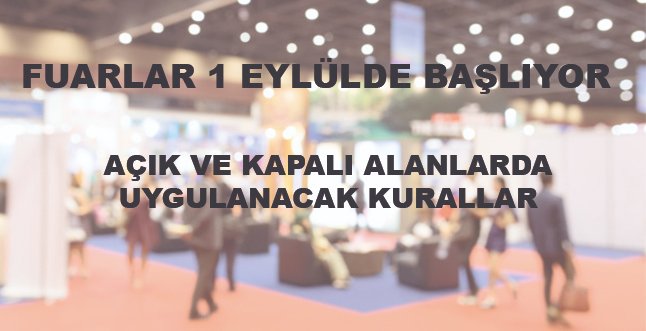 Fuarlar 1 Eylülde Başlıyor..Alanlarda Uygulanacak Kurallar Neler Olacak?
fuarzamani.com/fuarlar-1-eylu…
<a href="/TOBBiletisim/">TOBB</a> <a href="/ticaret/">T.C. Ticaret Bakanlığı</a>