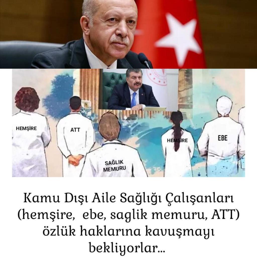Fato89299259's tweet photo. Kamudışı Aile Sağlığı Çalışanı Hemşire Ebe sağlığı Memuru ve ATT'lerin DOĞUM SONU ÜCRETSİZ İZİN HAKKI YOK! 
@RTErdogan @drfahrettinkoca @sagliksen

KamuDışıAsç MüjdeBklyor https://t.co/MRYaW37PIm